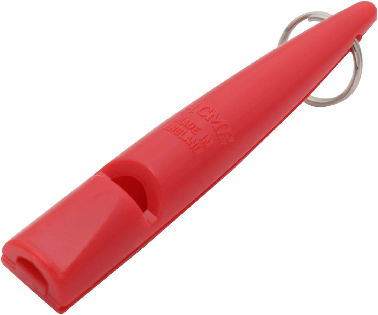 211.5 Medium-High Frequency Dog Training Whistle for Large Breeds – BPA-Free, Optimal Range, Made in England (Carmine Red)