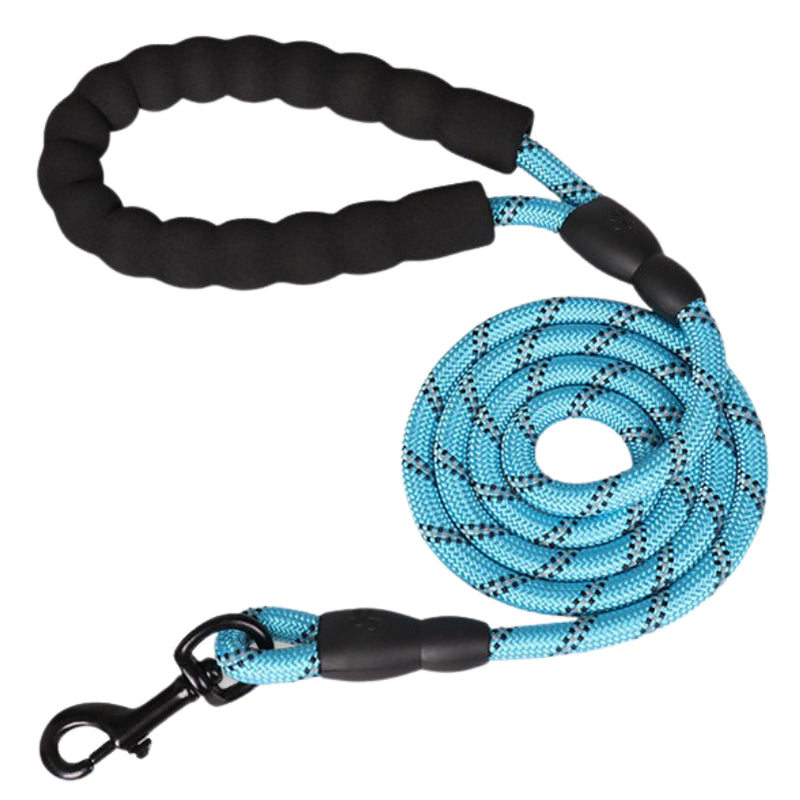 Ultimate 5FT Reflective Dog Leash - Strong Braided Padded Training Lead for Ultimate Control