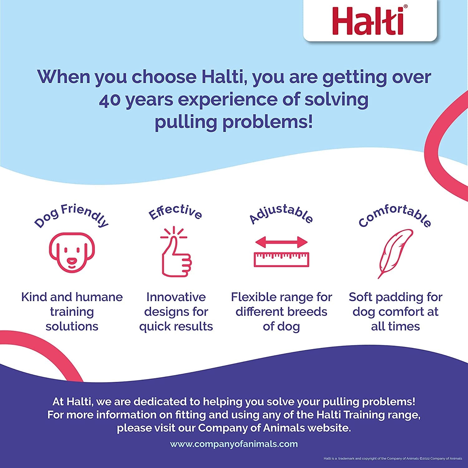 HALTI Headcollar Size 3 - Black | Bestselling Anti-Pull Training Aid for Medium Dogs | Padded, Adjustable & Reflective for Ultimate Comfort and Control