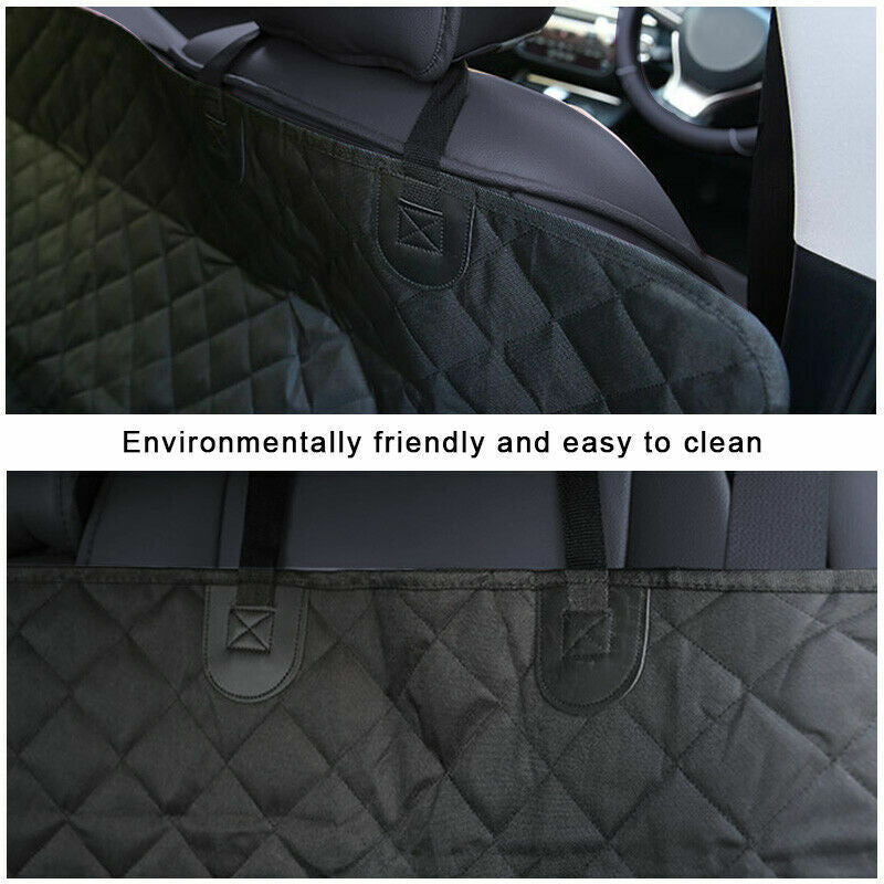 Ultimate 100% Waterproof Car Back Seat Cover - Pet Dog & Cat Hammock Protector