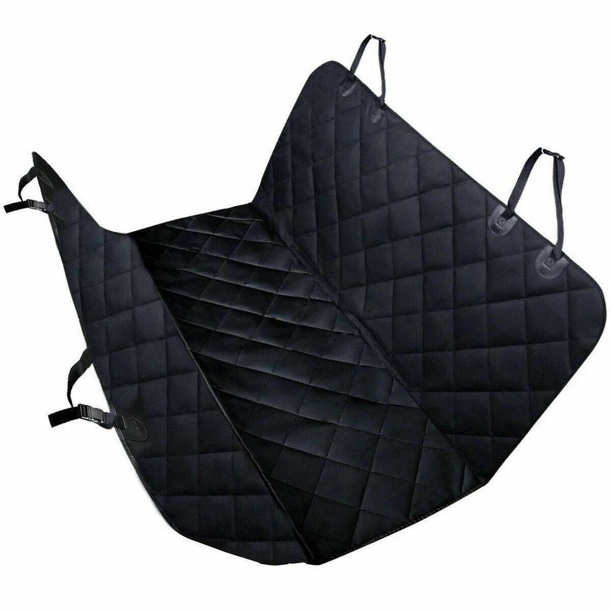 Ultimate 100% Waterproof Car Back Seat Cover - Pet Dog & Cat Hammock Protector