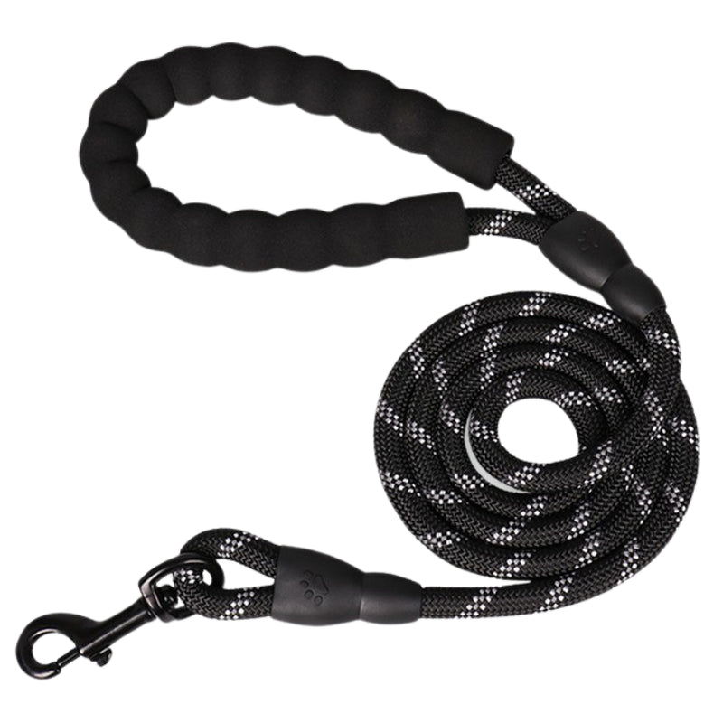 Ultimate 5FT Reflective Dog Leash - Strong Braided Padded Training Lead for Ultimate Control