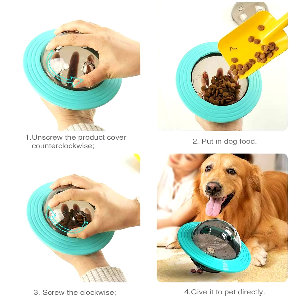 Interactive Treat Ball Feeder for Dogs and Cats - Fun Puzzle Toy for Engaging Playtime!