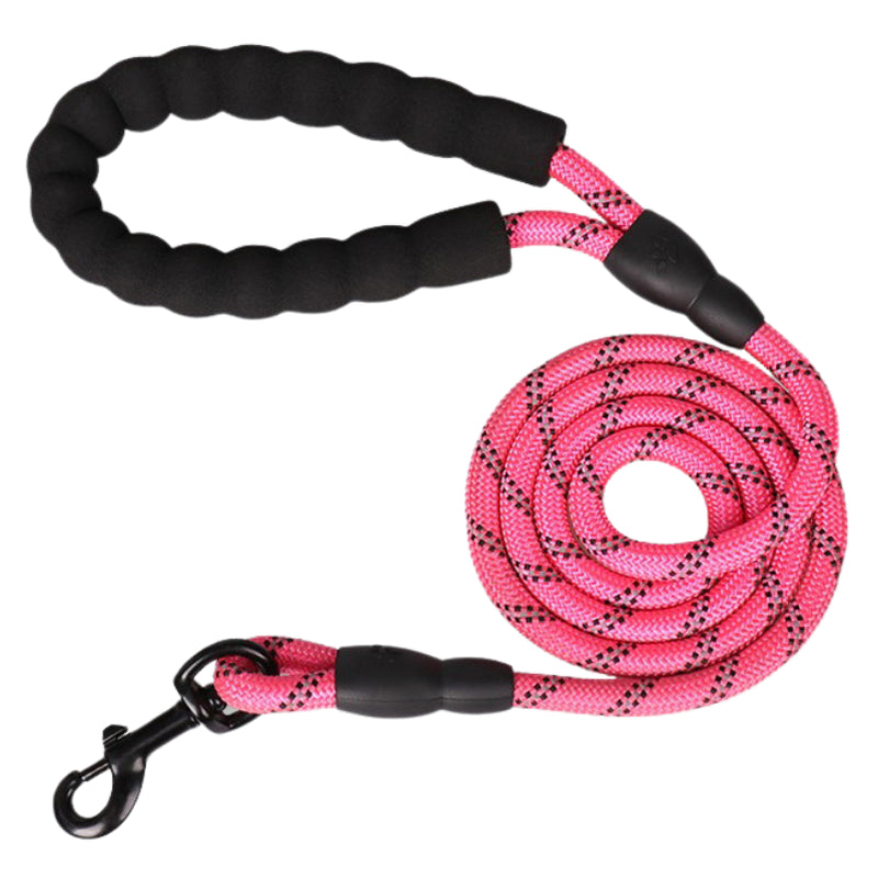 Ultimate 5FT Reflective Dog Leash - Strong Braided Padded Training Lead for Ultimate Control