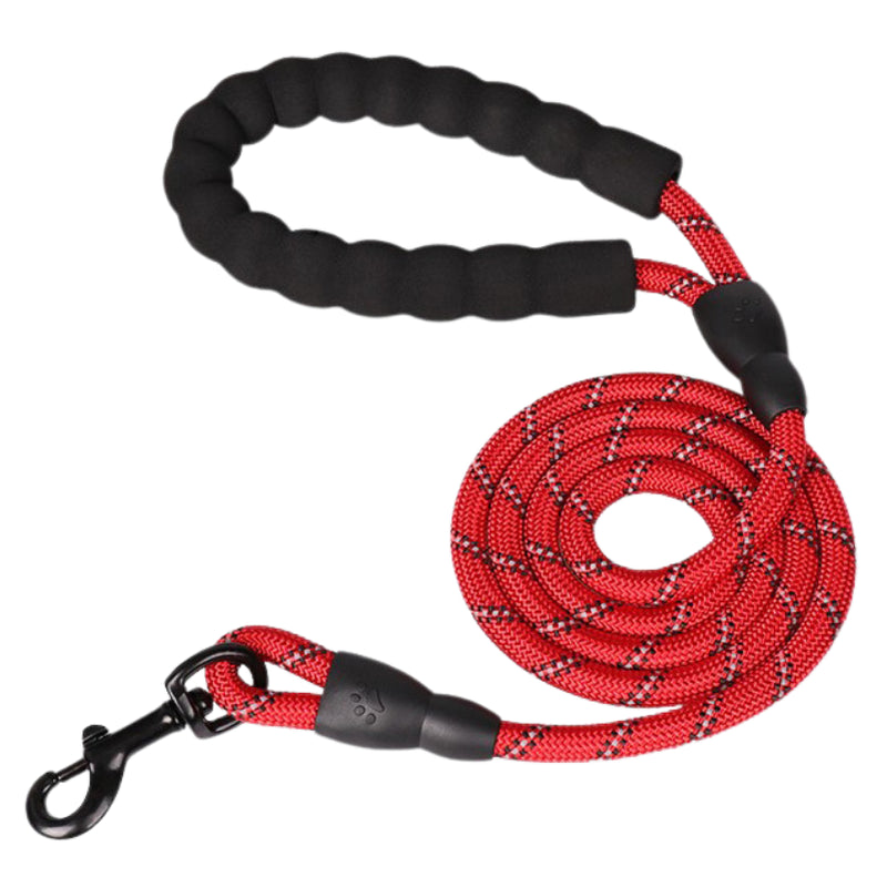 Ultimate 5FT Reflective Dog Leash - Strong Braided Padded Training Lead for Ultimate Control